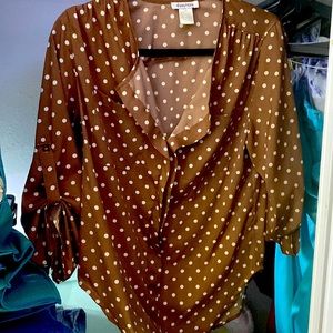 A nice afternoon blouse that would pair nice with some blue jeans